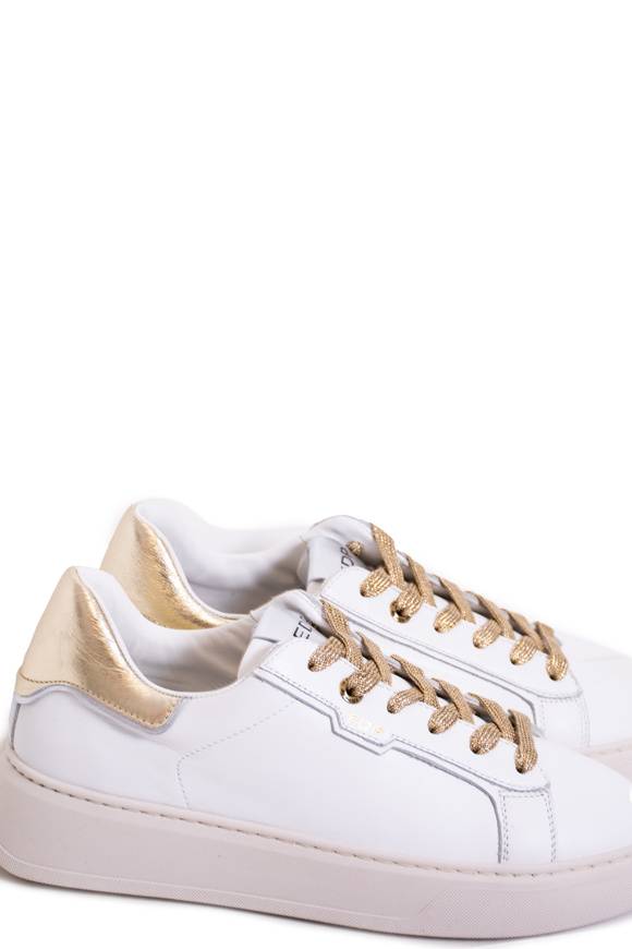 Please Jeans ED PARRISH ERIKA SNEAKER - BIANCO/PLATINO Italy