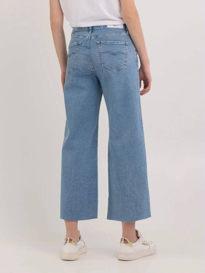 Please Jeans REPLAY JEANS FAHRA - WA4 523 - BLU DENIM Outlet