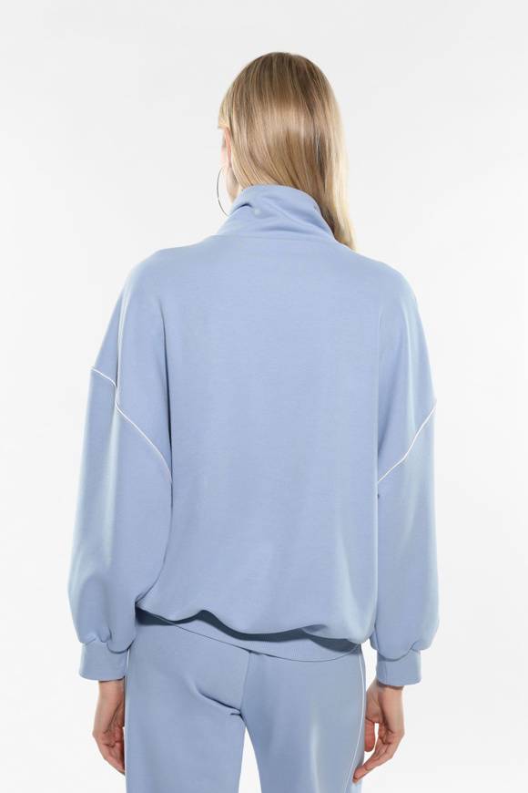Please Jeans IMPERIAL SWEATER - FG4 HGS - CELESTE Economico