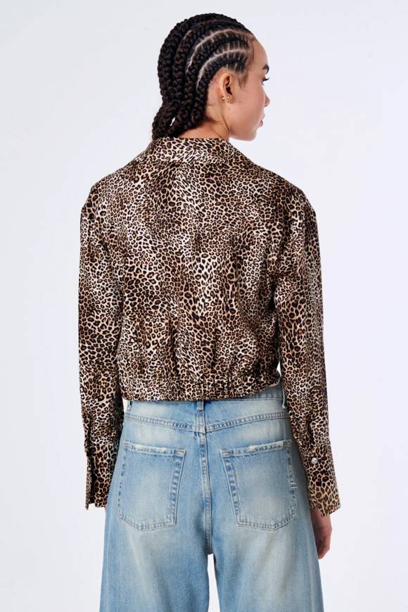 Please Jeans VICOLO TOP - TB1 190 - ANIMALIER Sottocosto