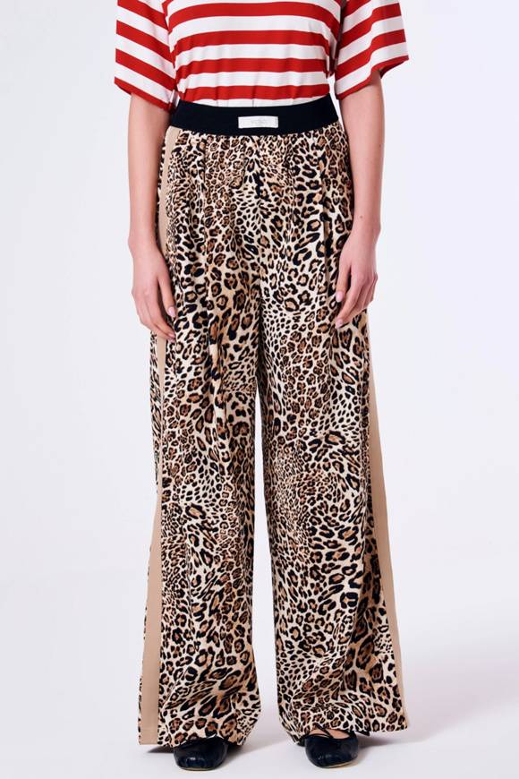 Please Jeans VICOLO TROUSERS - TB1 174 - ANIMALIER Convenienza