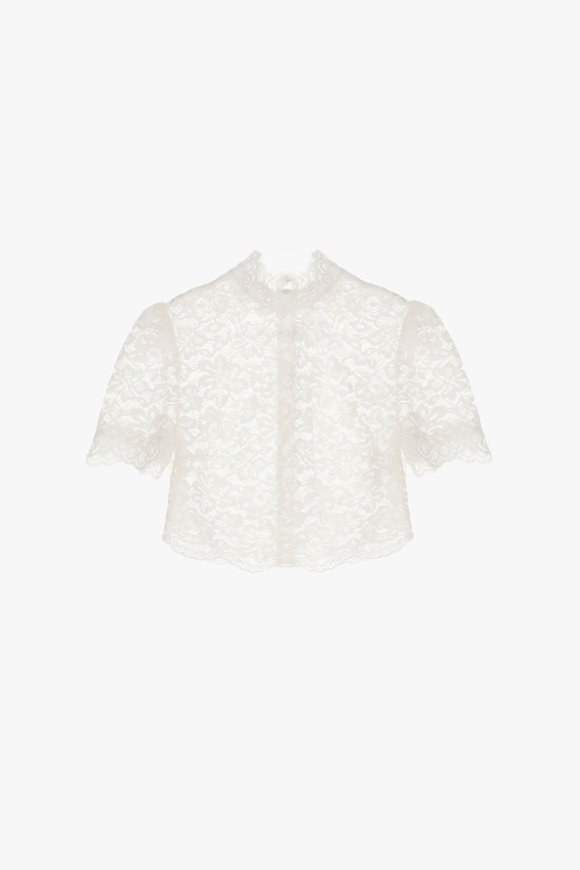 Please Jeans IMPERIAL CROPPED SHIRT - CMA HSC - LATTE Economico