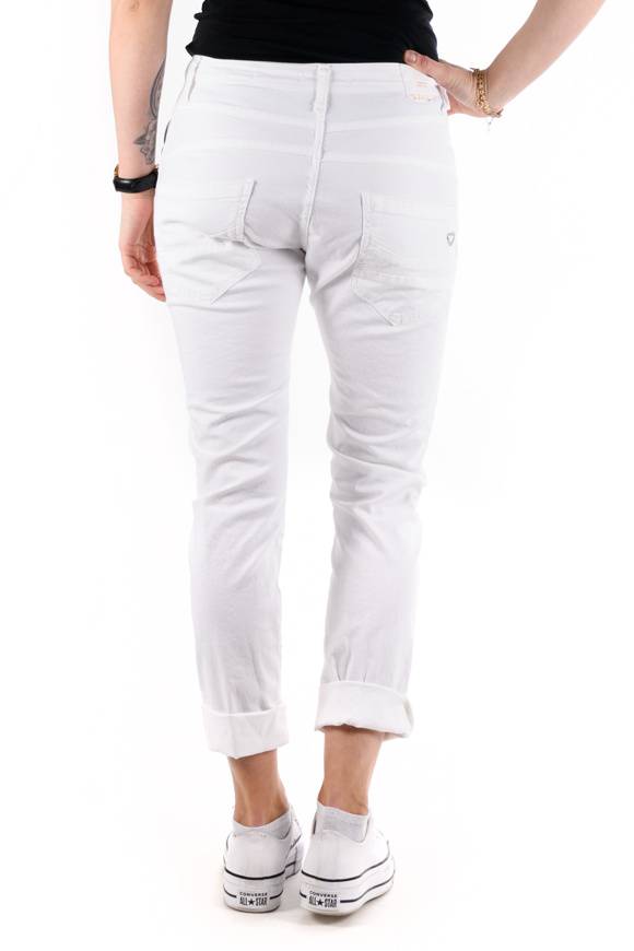 Please Jeans PLEASE - PANTALONI P78 N3N - BIANCO OTTICO In Vendita