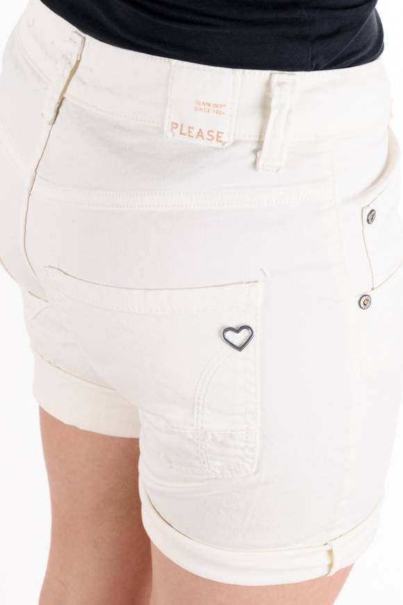 Please Jeans PLEASE – SHORTS P88 N3N - UNBLEACHED Vendita Calda