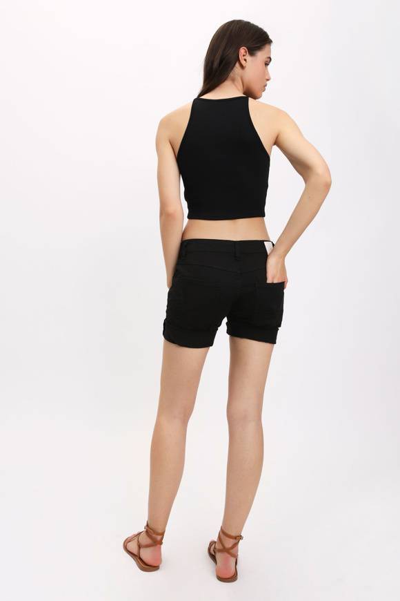 Please Jeans PLEASE – SHORTS P88 N3N - NERO Vendita Economica
