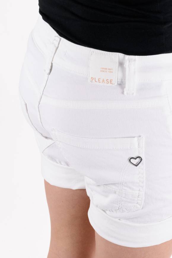 Please Jeans PLEASE – SHORTS P88 N3N - BIANCO OTTICO I Più Venduti