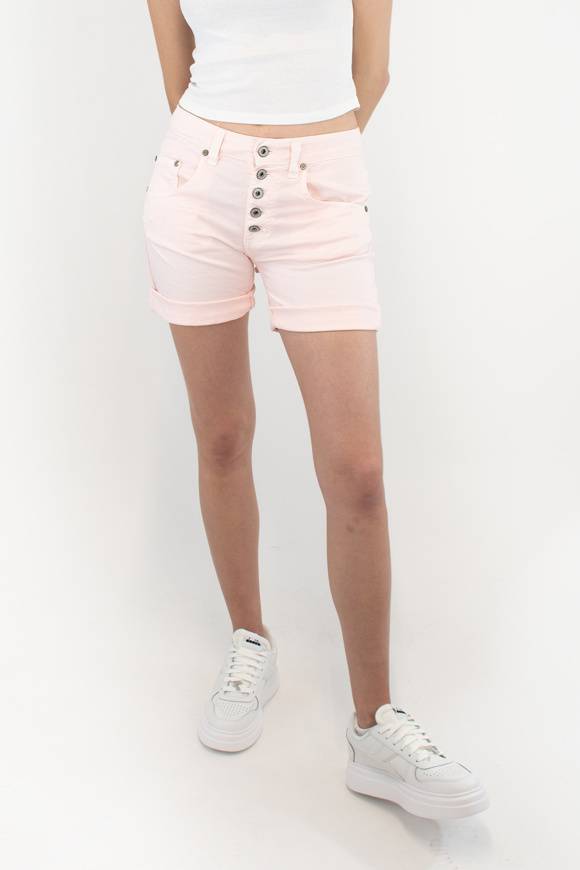 Please Jeans PLEASE SHORTS - P88 N3N - ARGILLA ROSA Negozio