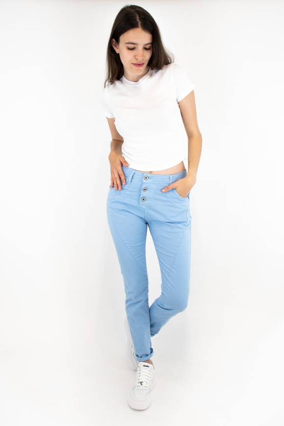 Please Jeans PLEASE TROUSERS - P78 N3N - CLEAR SKY Nuova