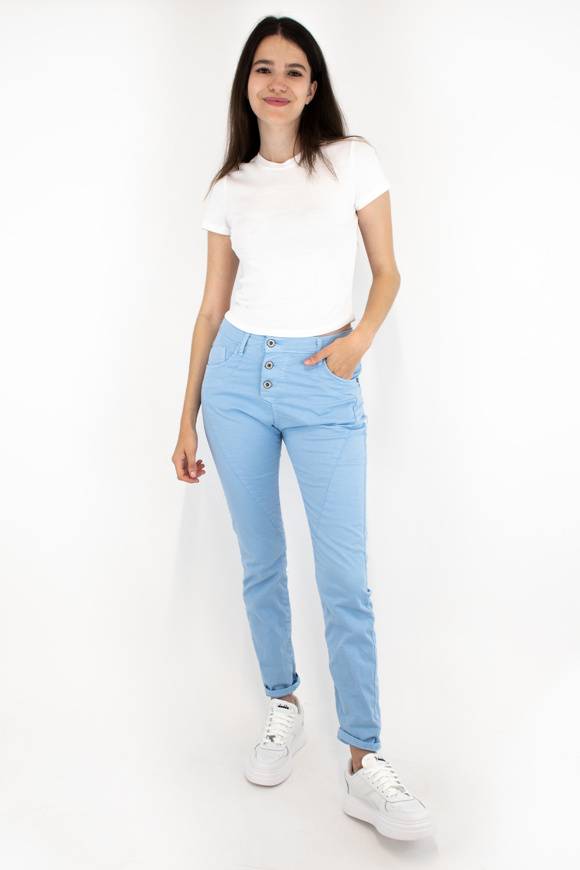 Please Jeans PLEASE TROUSERS - P78 N3N - CLEAR SKY Nuova
