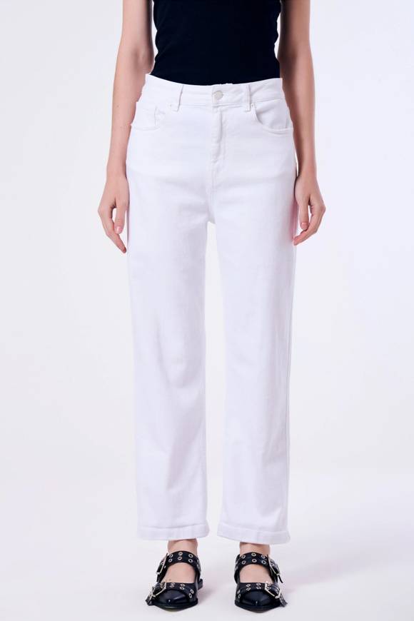 Please Jeans VICOLO TROUSERS KATE - DB5 141 - BIANCO Qualità