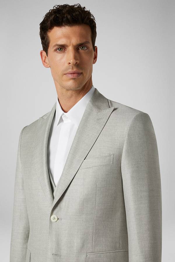 Pull Pal Zileri Abito tre pezzi della linea Cerimonia in lana e viscosa stretch Smaltimento dello stoccaggio