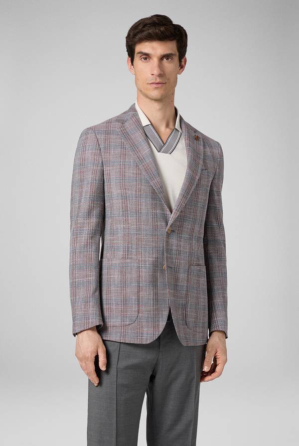Pull Pal Zileri Giacca Palladio in lana, cotone e lino Vendita Calda