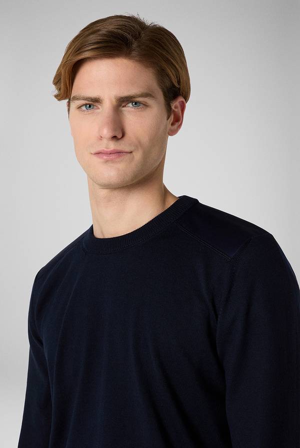 Pull Pal Zileri Girocollo in lana con dettagli in nylon Fino al 50% di sconto