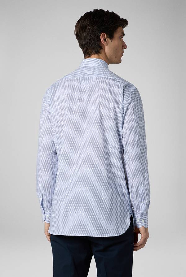 Pull Pal Zileri Camicia in puro cotone con stampa circolare In Linea