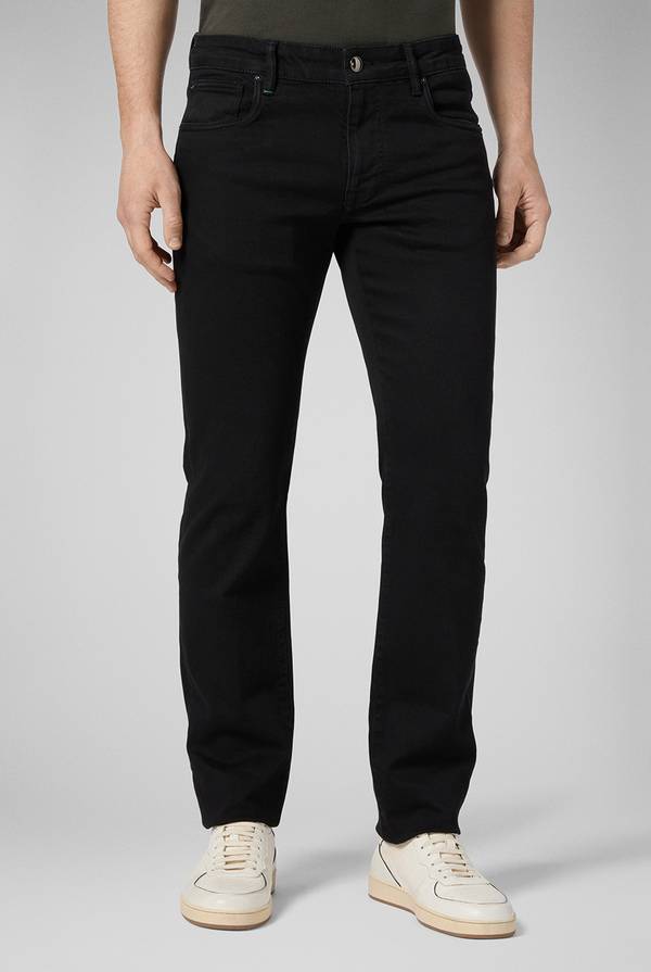 Pull Pal Zileri Denim nero Grande vendita