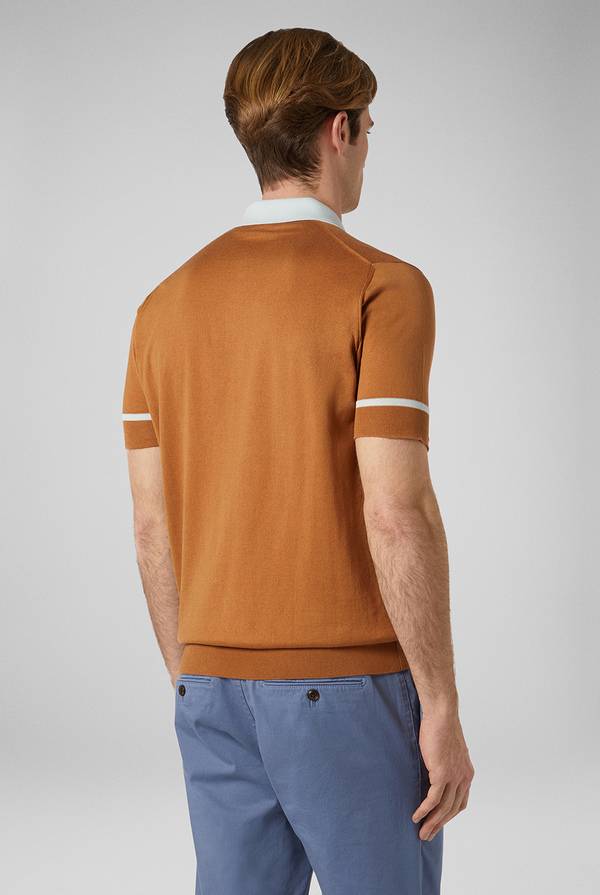 Pull Pal Zileri Polo in maglia con dettagli a contrasto Negozio