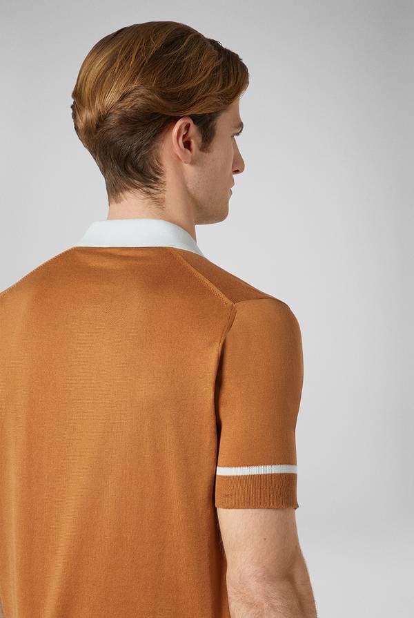 Pull Pal Zileri Polo in maglia con dettagli a contrasto Negozio