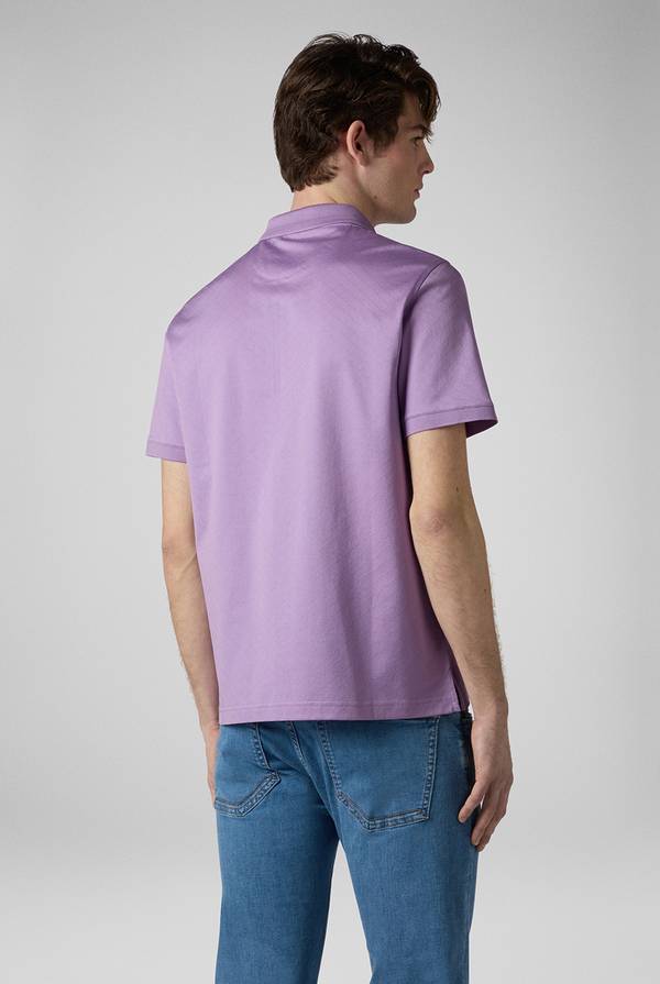 Pull Pal Zileri Polo con monogramma allover In Saldo