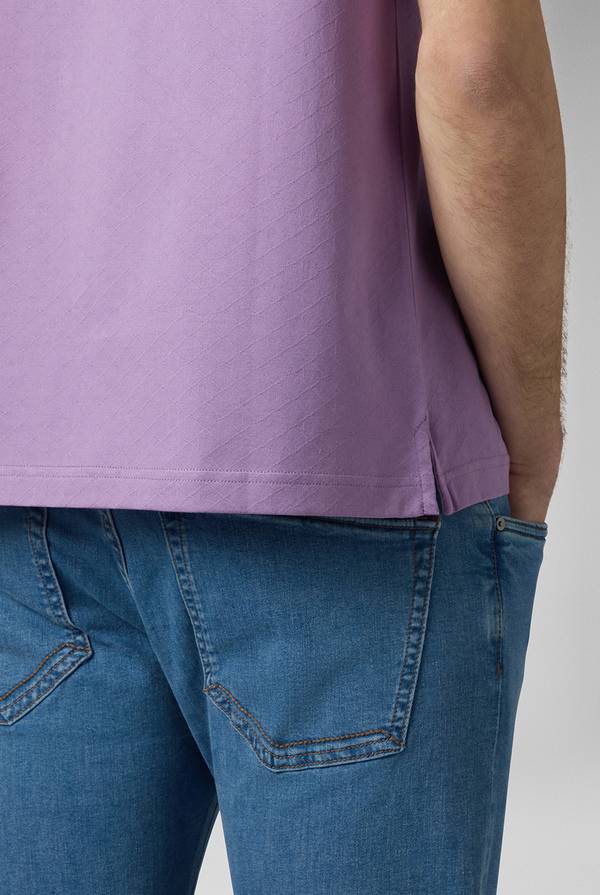 Pull Pal Zileri Polo con monogramma allover In Saldo