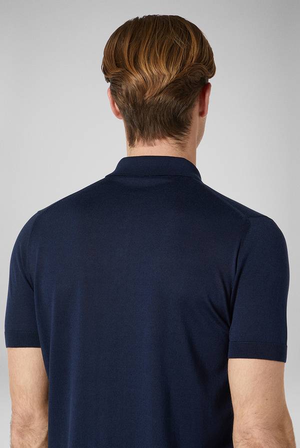 Pull Pal Zileri Polo in maglia di seta e cotone Italia