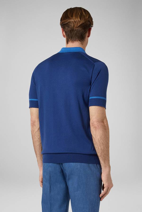 Pull Pal Zileri Polo in maglia con dettagli a contrasto 2025