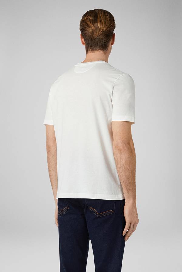 Pull Pal Zileri T-Shirt in cotone nel colore bianco In Linea