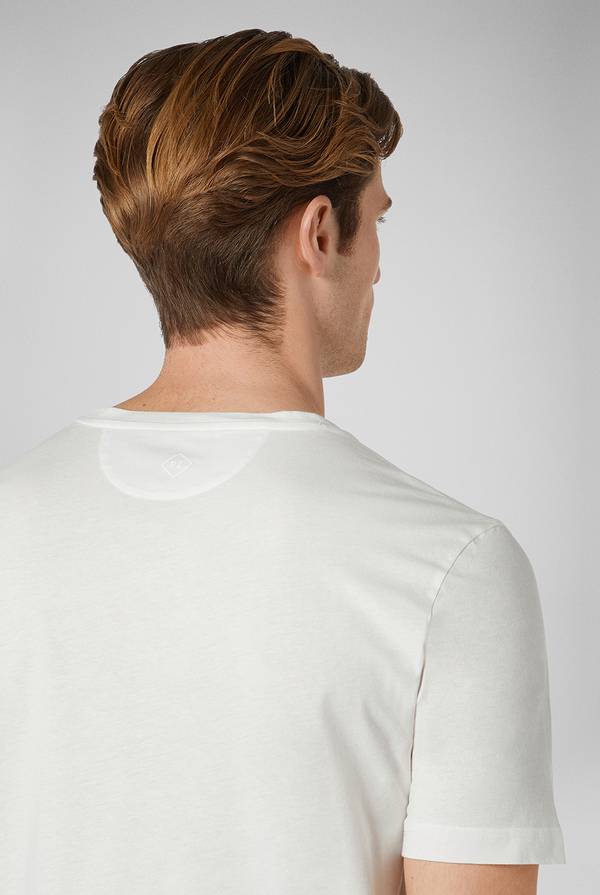 Pull Pal Zileri T-Shirt in cotone nel colore bianco In Linea