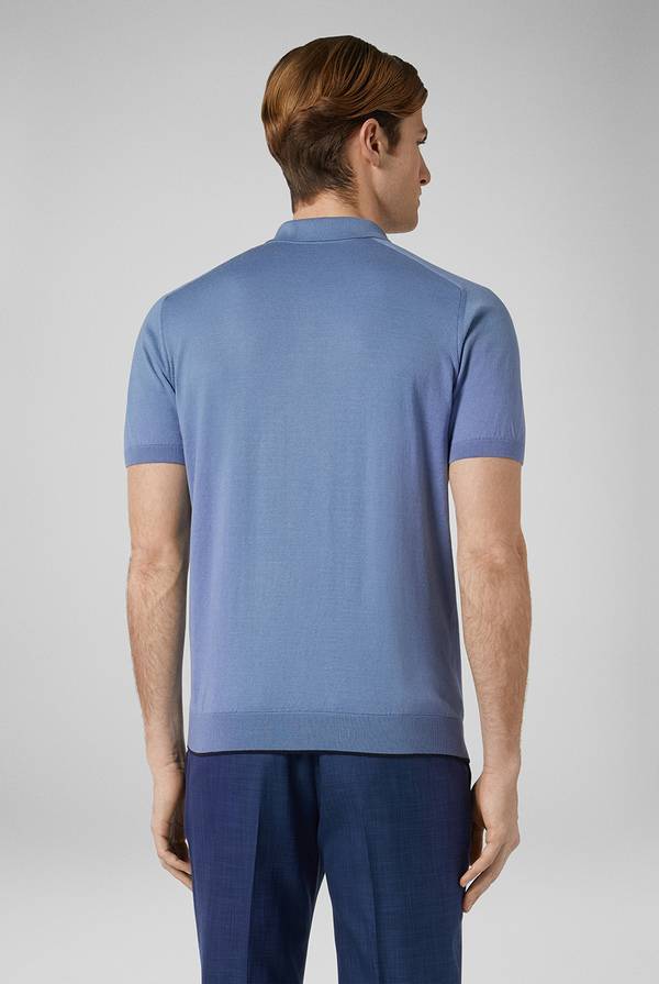 Pull Pal Zileri Polo in maglia con calati Nuovo