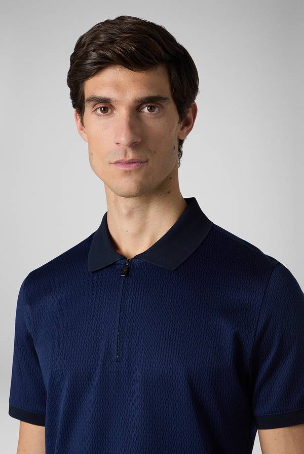 Pull Pal Zileri Polo a zip in cotone mercerizzato Vendita