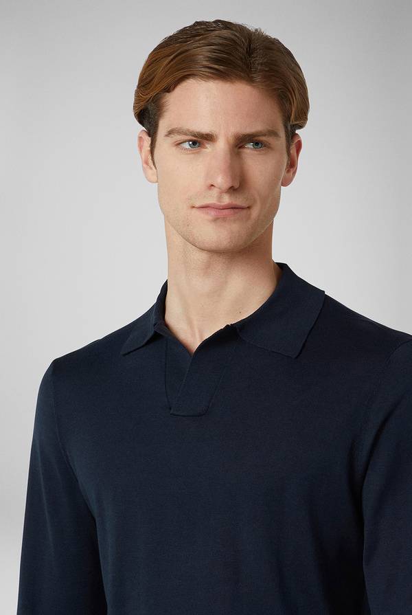 Pull Pal Zileri Polo in maglia a maniche lunghe Consegna Veloce