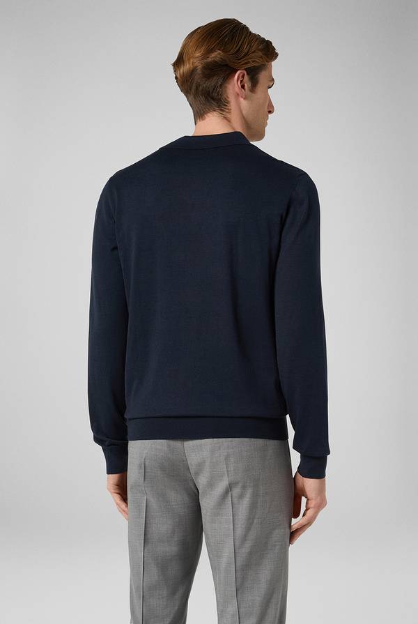 Pull Pal Zileri Polo in maglia a maniche lunghe Consegna Veloce