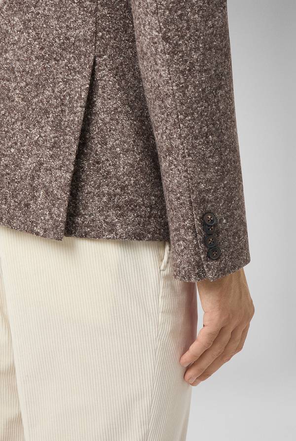 Pull Pal Zileri Giacca in lana tecnica con pettorina e cappuccio removibili In Vendita