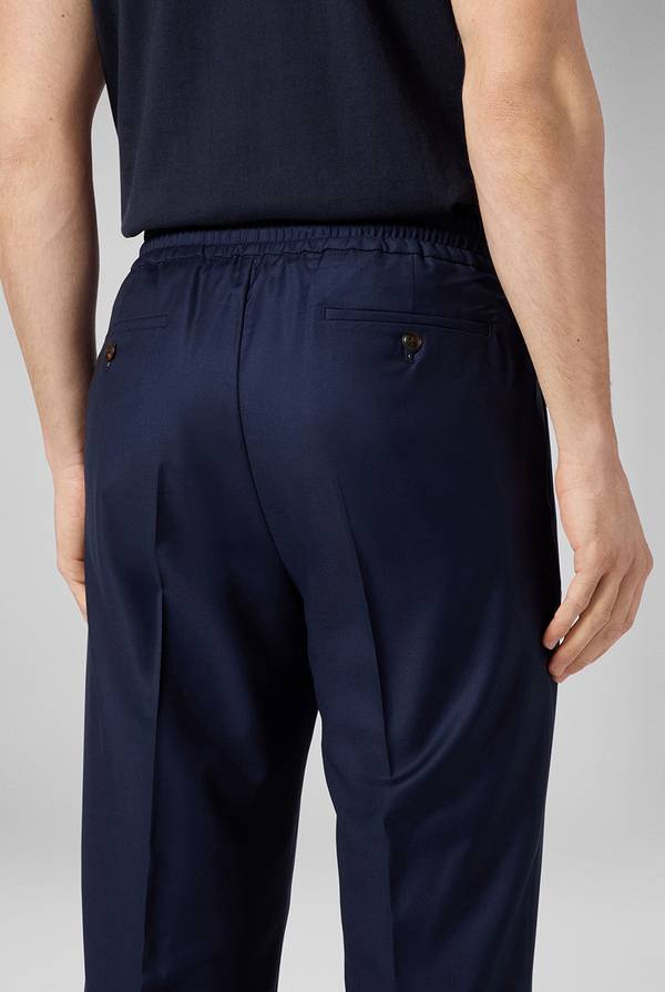 Pull Pal Zileri Drawstring in lana vergine anti-piega Vendite Flash
