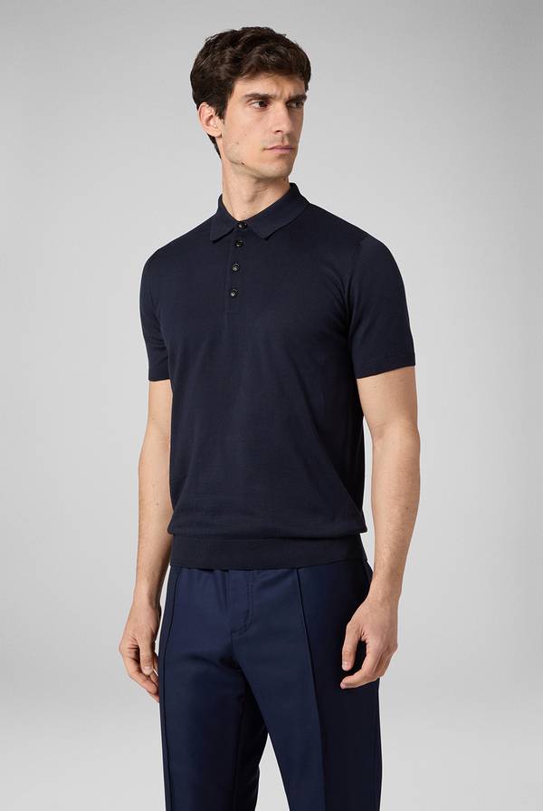 Pull Pal Zileri Polo in puro cotone a maniche corte In Saldo