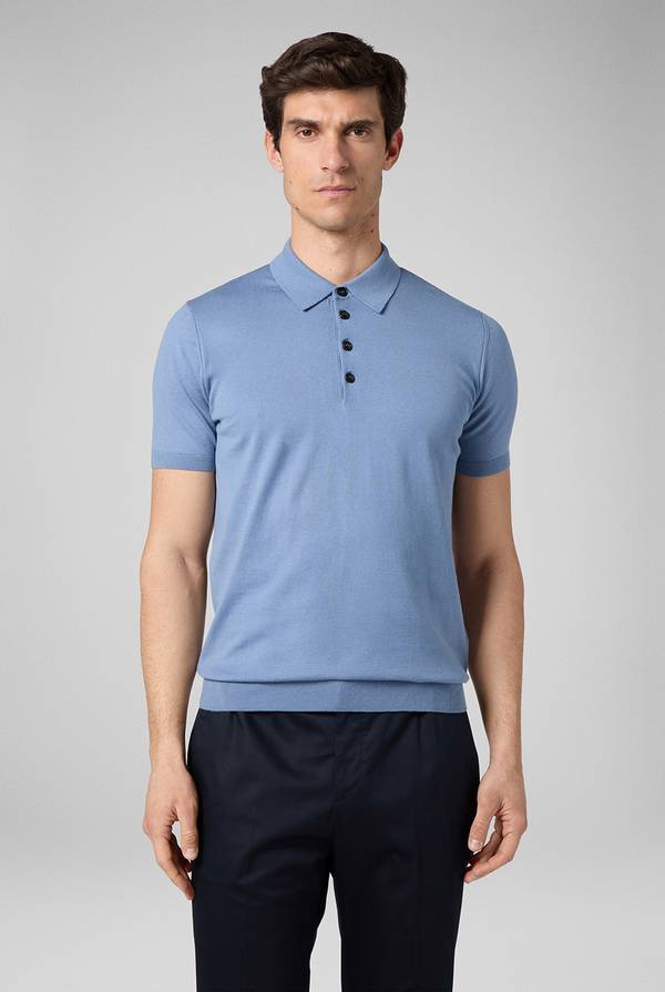 Pull Pal Zileri Polo in puro cotone a maniche corte Nuova