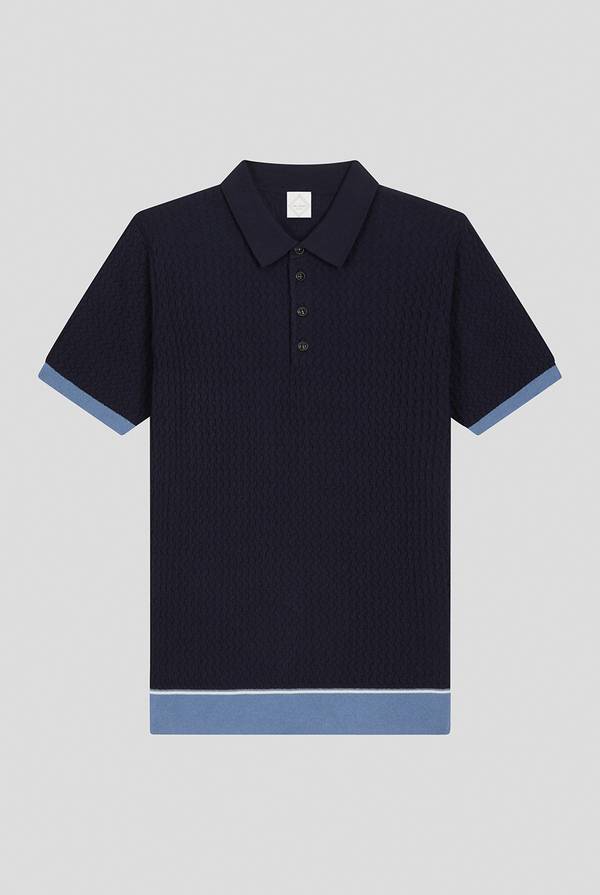 Pull Pal Zileri Polo con cuciture 3D