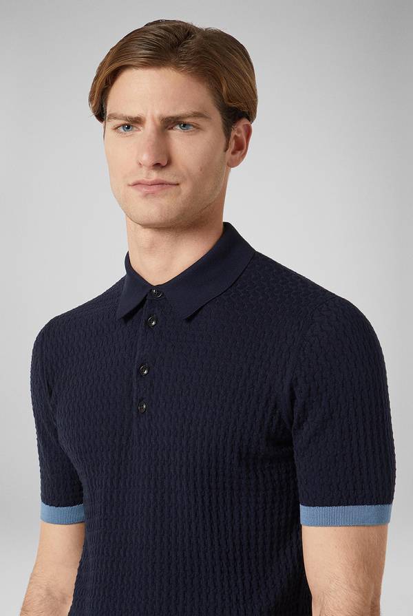 Pull Pal Zileri Polo con cuciture 3D Moda