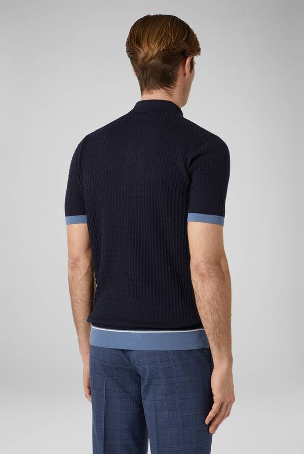 Pull Pal Zileri Polo con cuciture 3D Moda