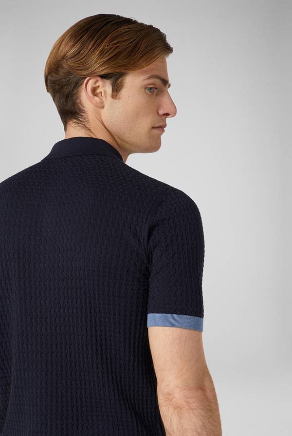Pull Pal Zileri Polo con cuciture 3D Moda