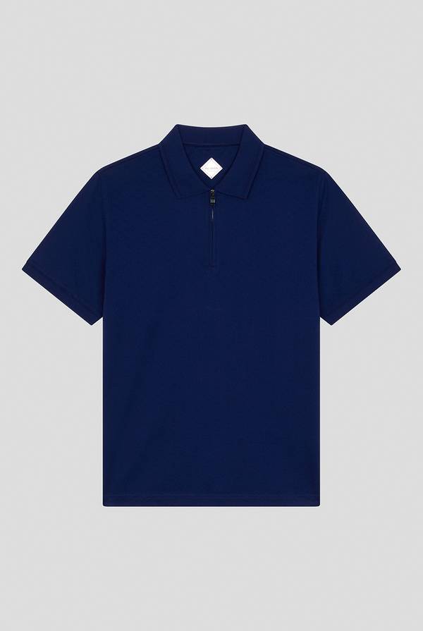 Pull Pal Zileri Polo con monogramma allover