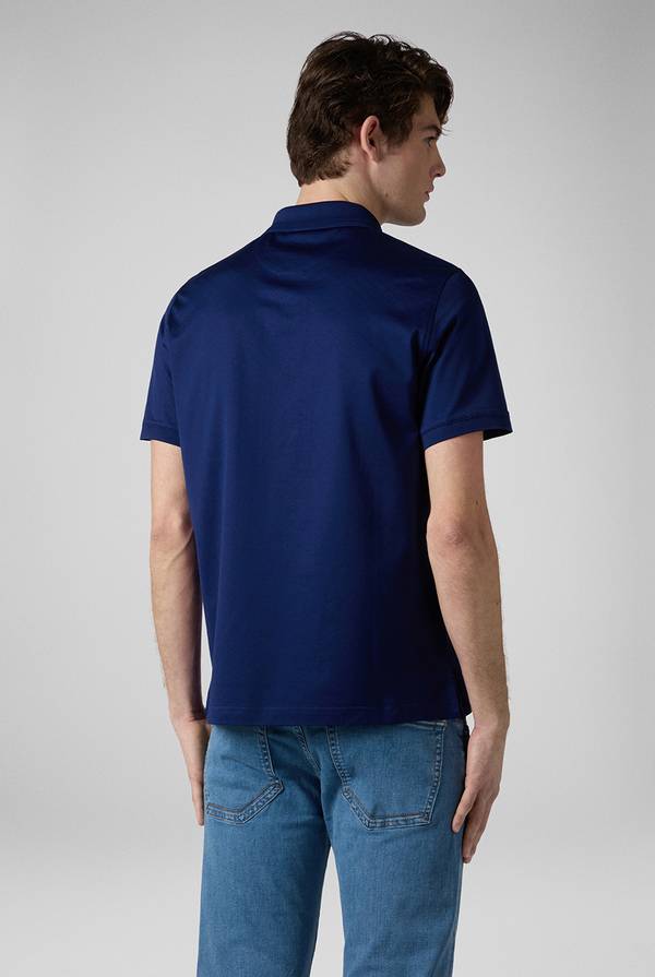 Pull Pal Zileri Polo con monogramma allover Qualità