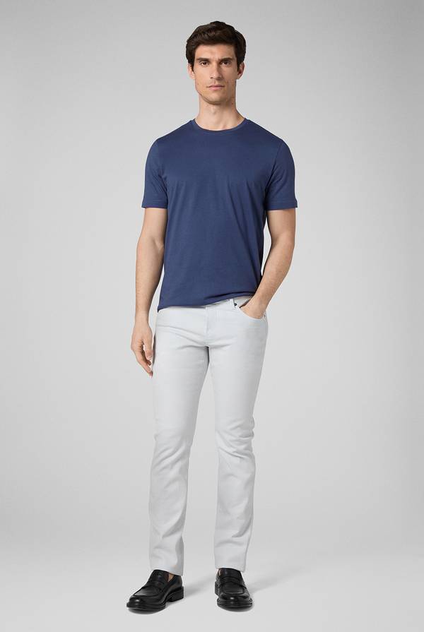 Pull Pal Zileri T-Shirt in cotone nel colore blu navy Pezzi Unici