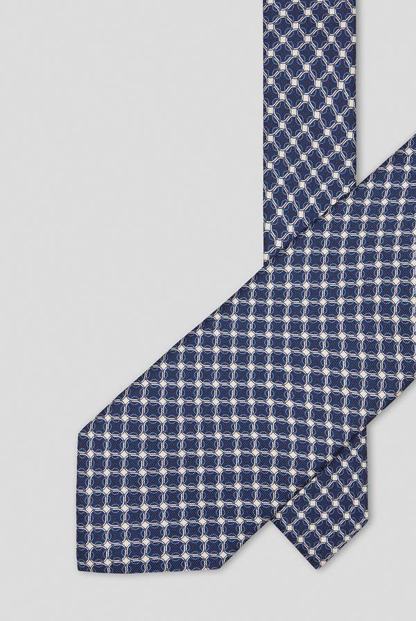 Pull Pal Zileri Cravatta in seta con stampa geometrica Vendita