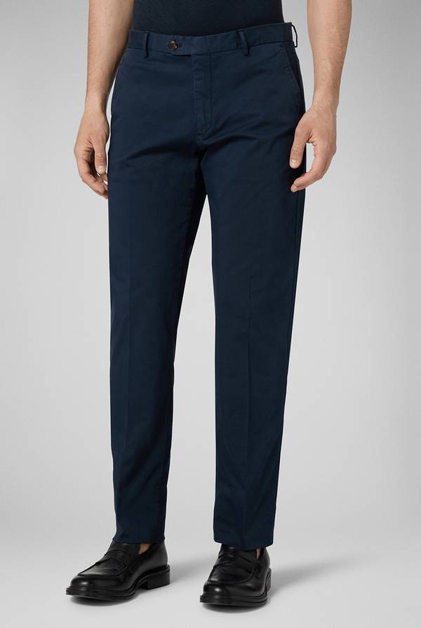 Pull Pal Zileri Chino in cotone stretch tinto in capo 2025