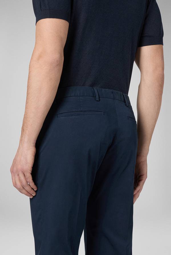 Pull Pal Zileri Chino in cotone stretch tinto in capo 2025