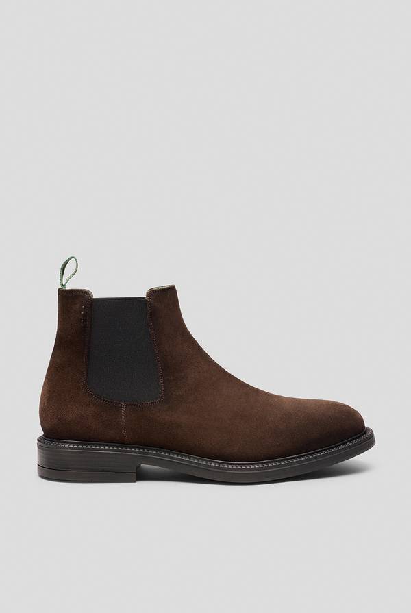 Pull Pal Zileri Chelsea boots in camoscio