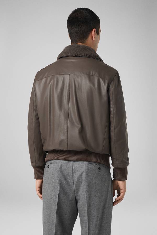 Pull Pal Zileri Bomber in pelle modello Aviator Promozione Limitata