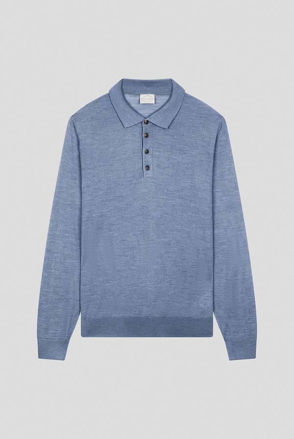 Pull Pal Zileri Polo in lana e seta