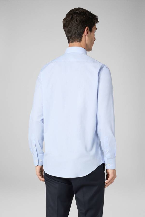 Pull Pal Zileri Camicia micro jacquard con collo Torino Prezzo Ridotto