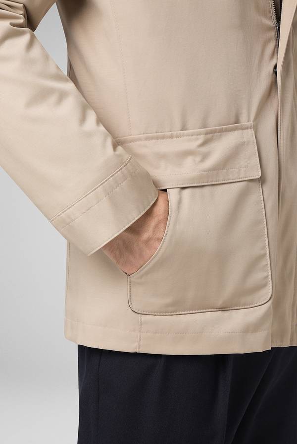 Pull Pal Zileri Oyster Field Jacket in cotone tecnico idro repellente Sconto